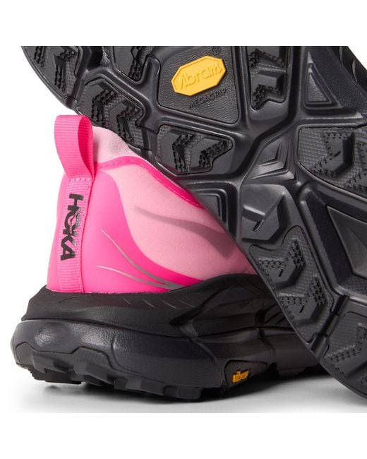 Hoka One One Pink Casual Off-Road Running Shoes for men