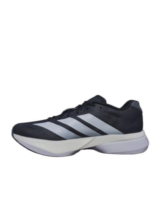 Adidas Blue Adizero Boston 13 Lace-Up Sneakers for men