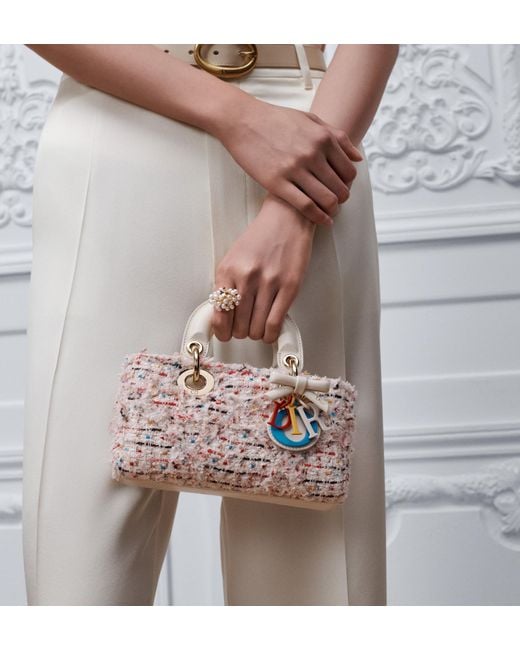 Dior Multicolor Mini Lady D-Joy Bag