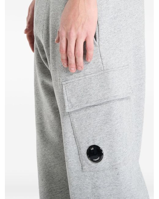 C P Company Gray Elastic Waist Casual Pants for men