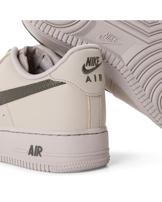 Nike Gray Air Force 1 07 Shoes for men