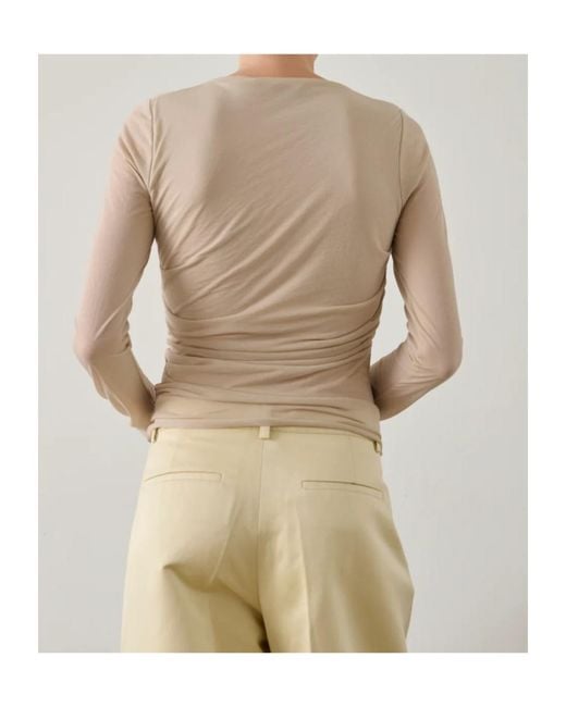 Soeur Natural Ruffled T-Shirt