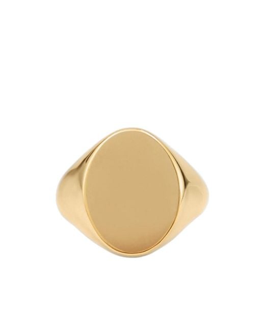 Maison Margiela Natural Oval Chevaliere Ring