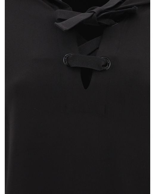 Moncler Black Logo-Patch Hoodie