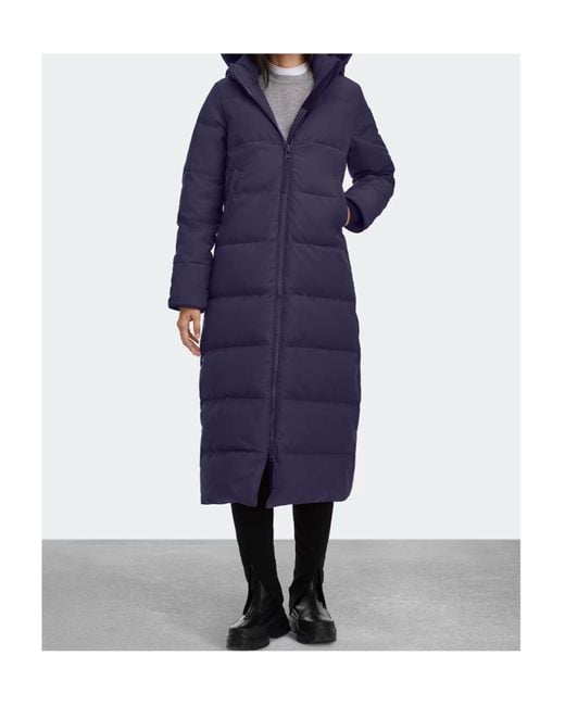 Canada Goose Blue Mystique Parka Tonal Label