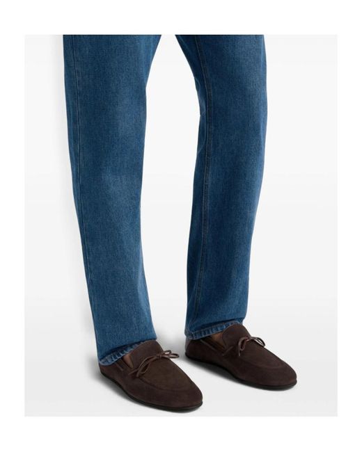Bally Brown Round-Toe Loafers for men