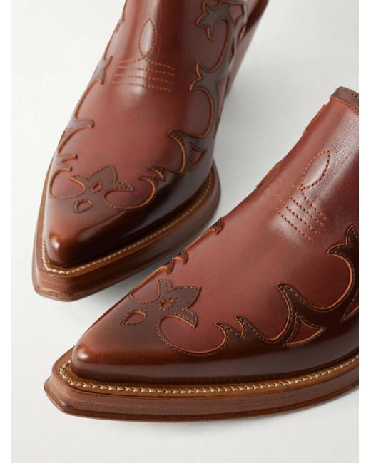 Gabriela Hearst Brown Pointed-Toe Mules