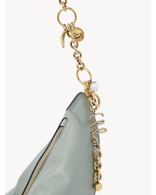 Chloé Metallic Chloé Icons Charm Detailed Shoulder Bag