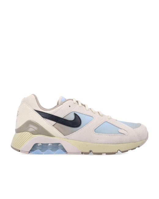 Nike White Air Max 180 Logo Patch Sneakers for men