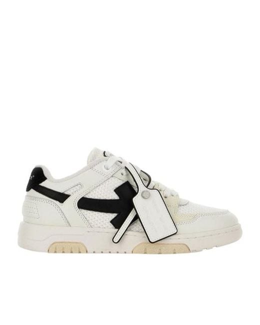Off-White c/o Virgil Abloh White Slim Out Of Office Lace-Up Sneakers