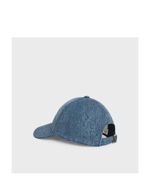 Céline Blue Triomphe Baseball Cap