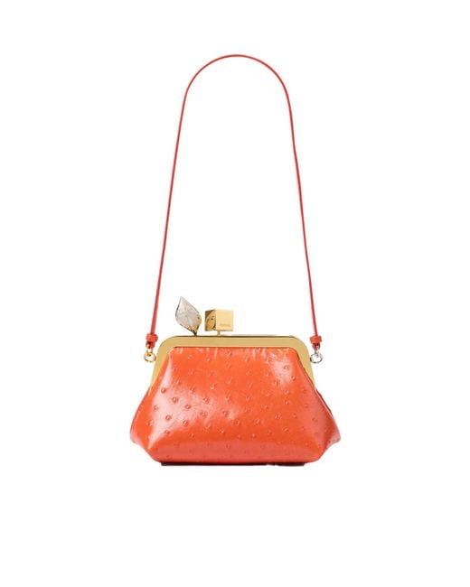 Jacquemus Red The Berlingot Clasped Shoulder Bag