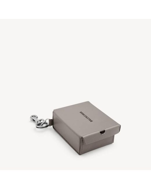Balenciaga Gray Sneaker Box Keychain for men