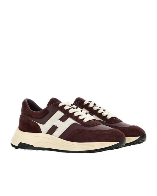 Hogan Brown Hyperlight Sneakers for men