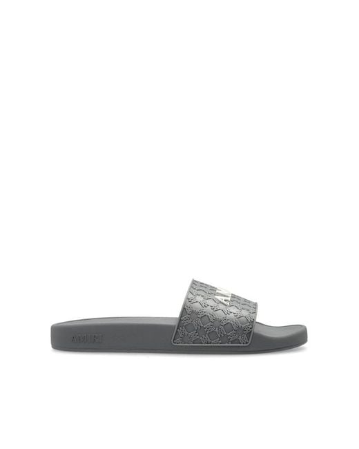 Amiri White Ma Quad Pool Slides for men