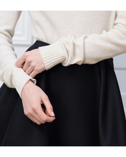 Dior Black Flared Miniskirt