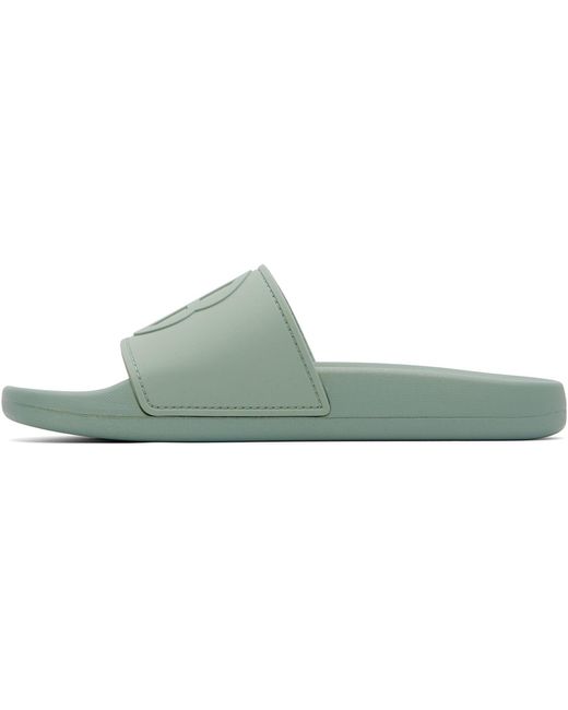 Anine Bing Green Isla Slippers