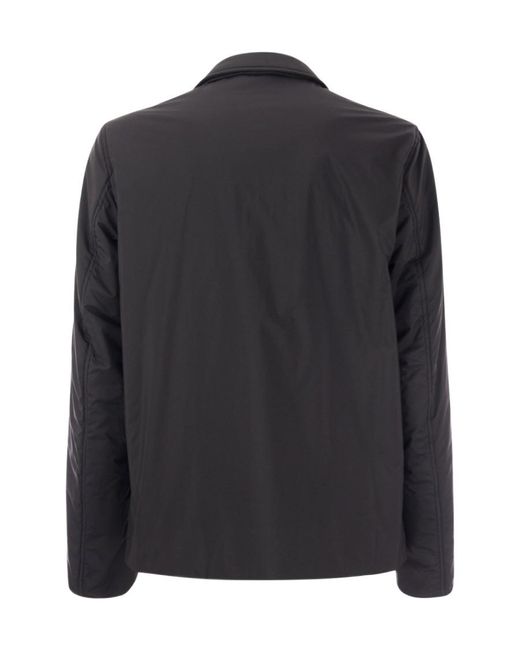 Herno Black Chantilly Buttoned Jacket for men