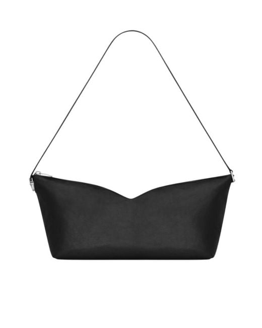Saint Laurent Black Le Tuc Giant Crossbody Bag for men