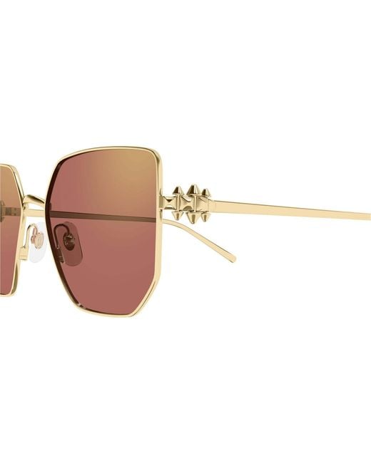 Cartier Pink Sqare-Frame Sunglasses for men