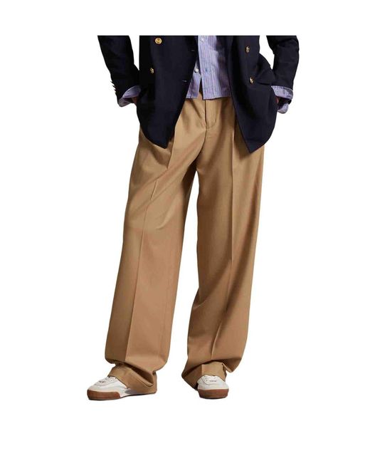 Polo Ralph Lauren Natural Cuffed Tailored Trousers