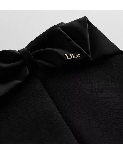 Dior Black Wrap Miniskirt