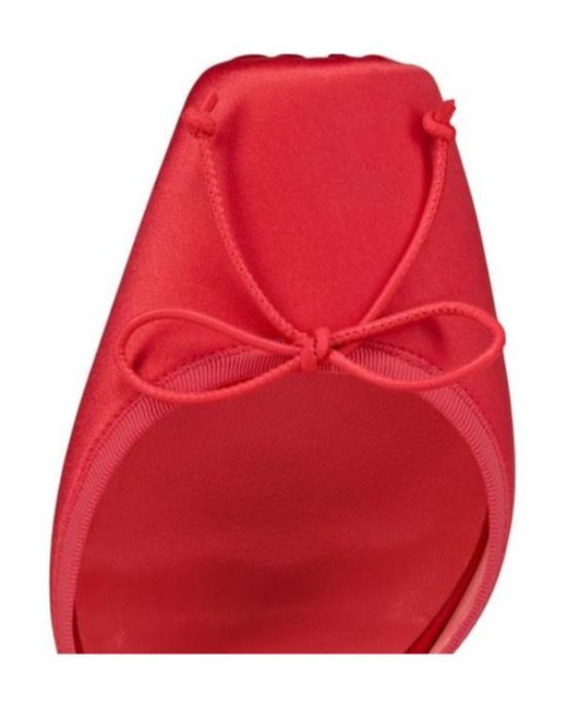 Christian Louboutin Red Bow-Detail Wrap-Around Pumps