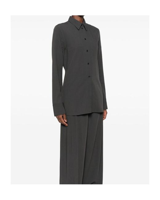 Totême  Black Totême Long Sleeved Shirt