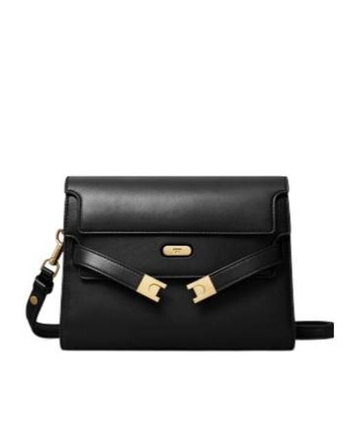 Tory Burch Black Lee Radziwill Shoulder Bag