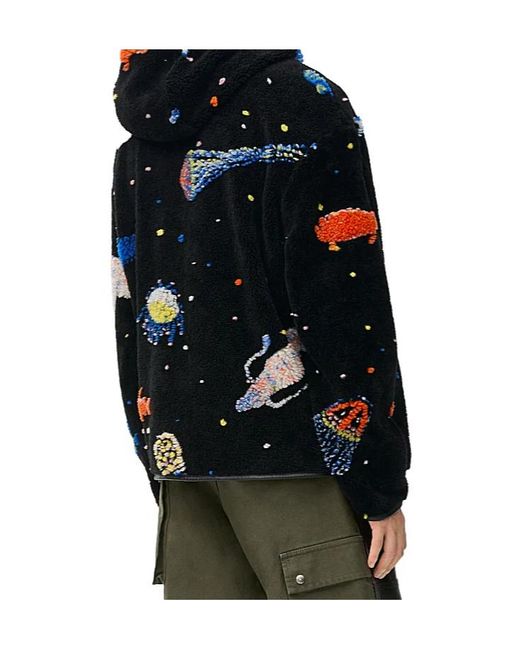 Loewe Black Hooded Jacket for men