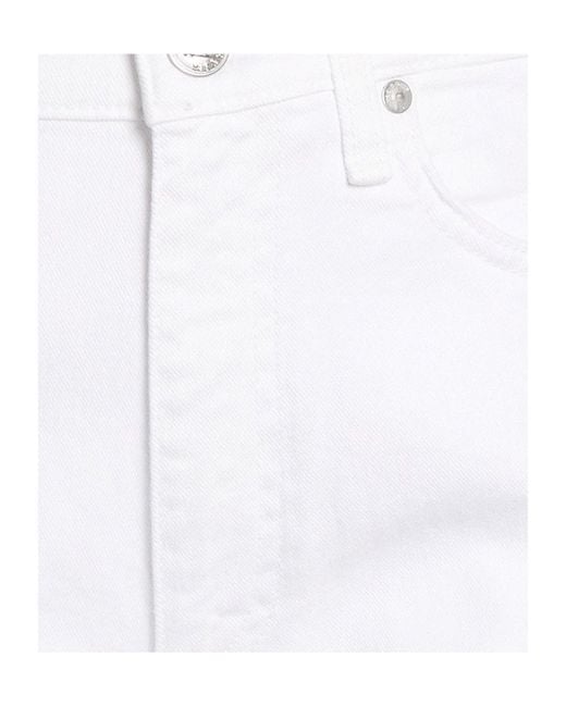 Rag & Bone White Simple Straight-Leg Jeans for men