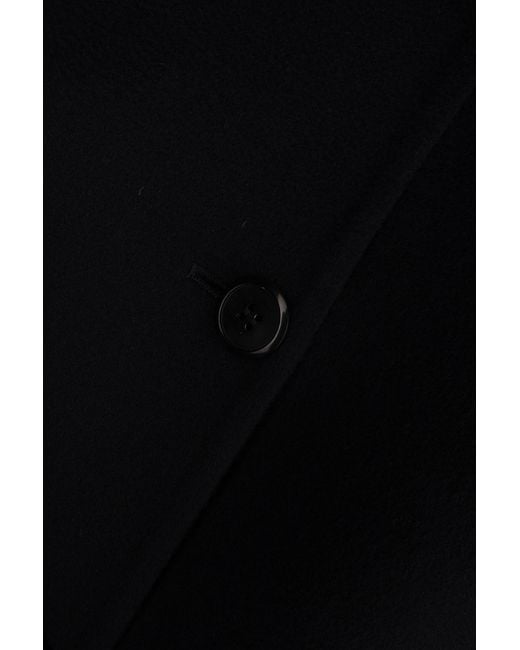 Prada Black Buttoned Coat