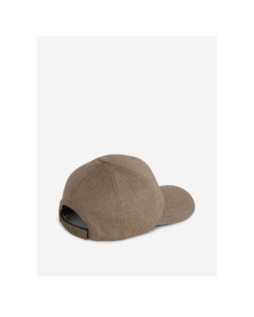 Sease Brown Cashmere Cap for men