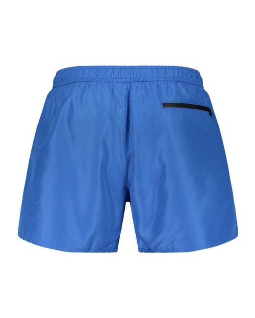Iceberg Blue Drawstring Swim Shorts for men