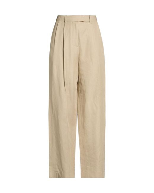 Rag & Bone Natural Minimalist Twill Tapered Trousers