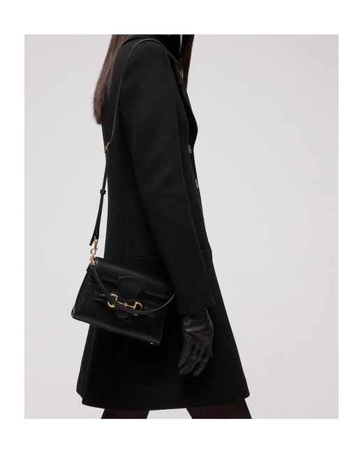 Gucci Black Horsebit Duomo Small Top Handle Bag