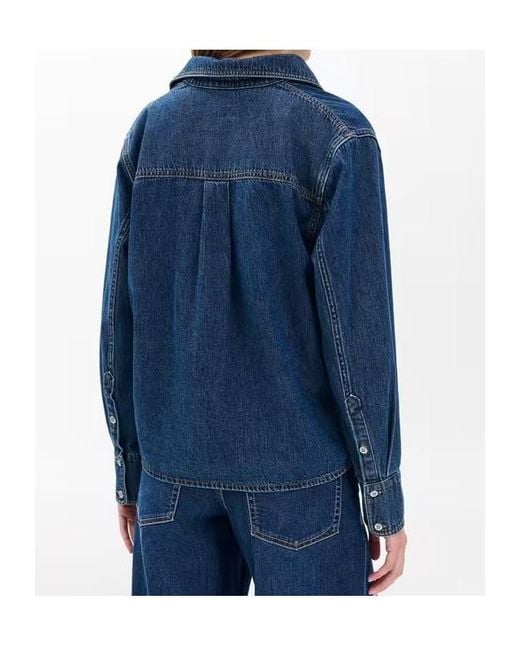 Rag & Bone Blue Channing Denim Shirt