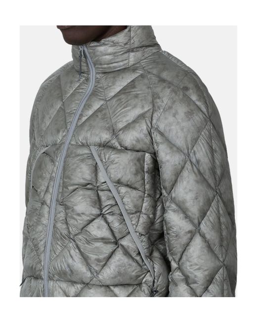 Roa Gray Diamond-Quilted Hooded Jacket for men