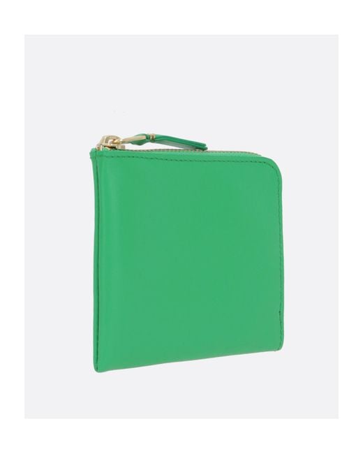 Comme des Garçons Green Comme Des Garçons Wallet Classic Zip-Around Wallet for men