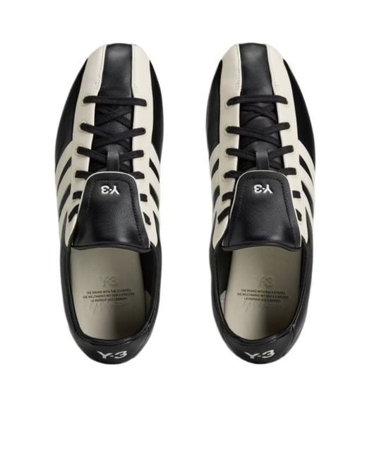 Y-3 Black Field Sneakers for men