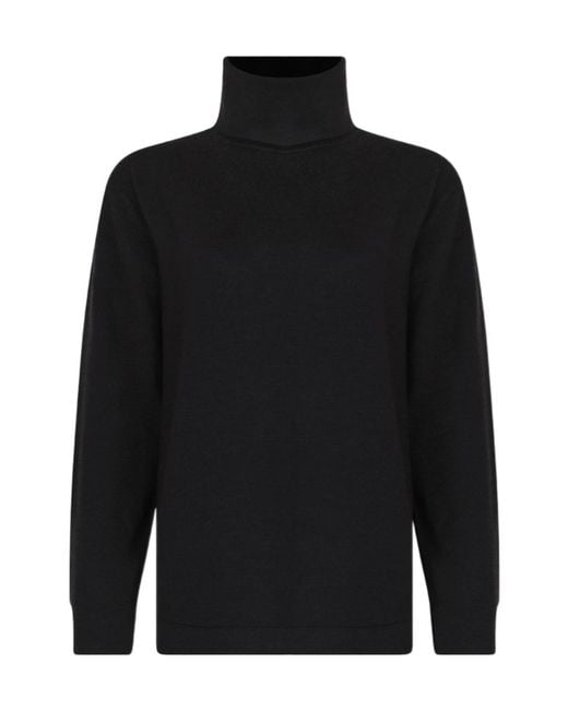 P.A.R.O.S.H. Black Turtleneck Long-Sleeve Sweater