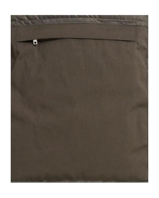 Rick Owens Green Nylon Down Jacket for men