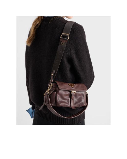 Prada Brown Explore Nappa Leather Mini-Bag