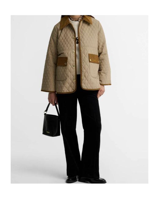 Barbour Metallic Quilted Jacket