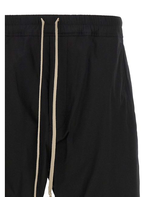 Rick Owens Black 'Tecuatl Track' Pants for men