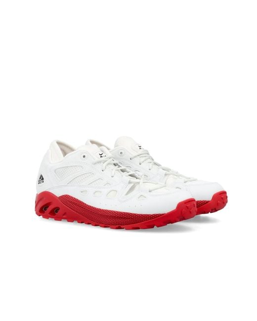 Nike Red Acg Air Exploraid Round-Toe Lace-Up Sneakers for men