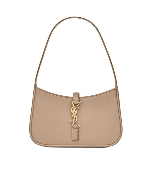 Saint Laurent Natural Le 5 À 7 Mini Shoulder Bag