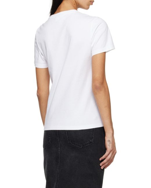 Maison Kitsuné Black Maison Kitsuné Baby Fox Patch Crewneck T-Shirt