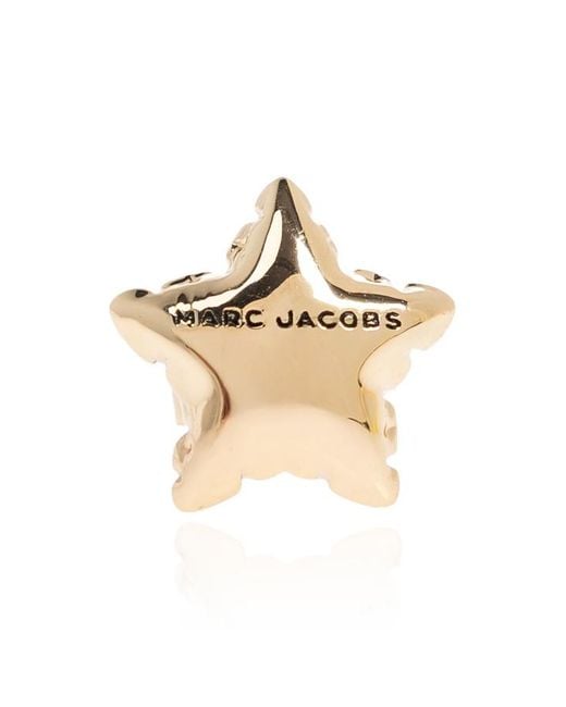 Marc Jacobs Metallic The Star Balloon Stud Earrings
