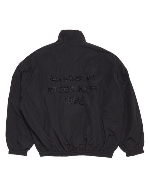 Acne Black Logo Jacket for men